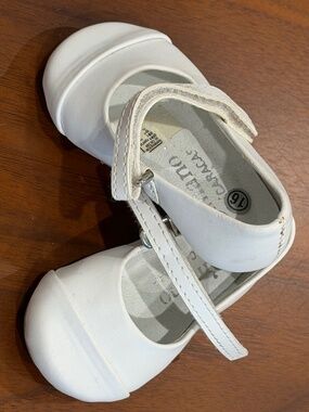 White Leather Baby Mary Jane Shoes | Infant Dress Shoes | Soft Sole